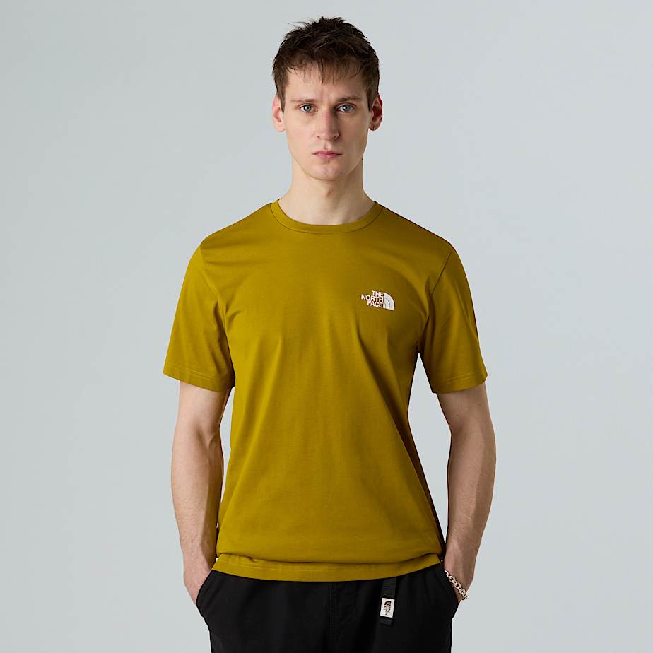 The North Face Simple Dome T-shirt Für Herren Deep Dijon Größe M male