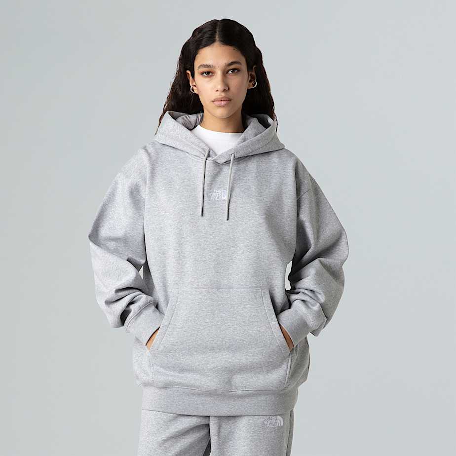 The North Face Essential Kapuzenpulli Für Damen Tnf Light Grey Heather Größe S female