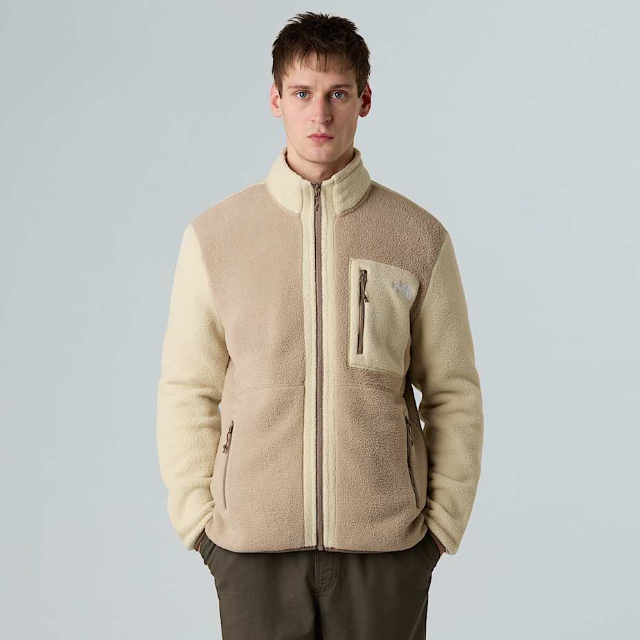 The North Face Yumiori Fleecejacke Mit Durchgehendem Rv Für Herren Mushroom Grey-gravel-mocha Brown Größe XL male