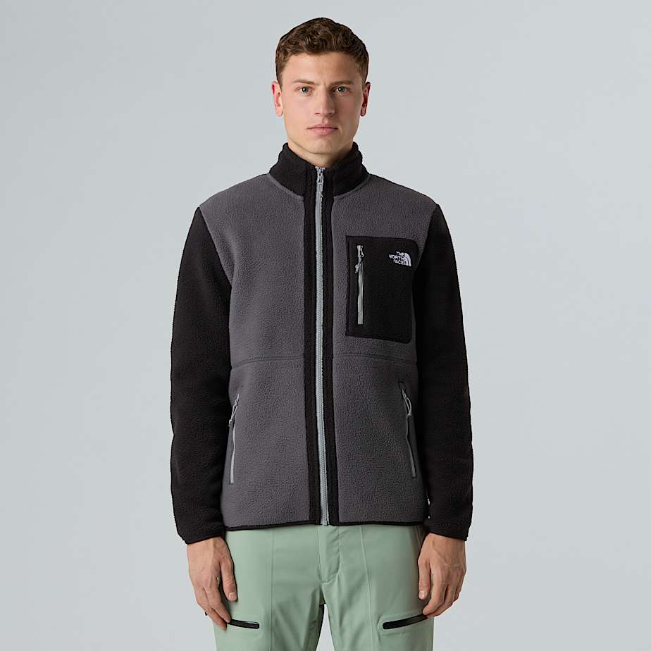 The North Face Yumiori Fleecejacke Mit Durchgehendem Rv Für Herren Anthracite Grey-tnf Black-monument Grey Größe M male