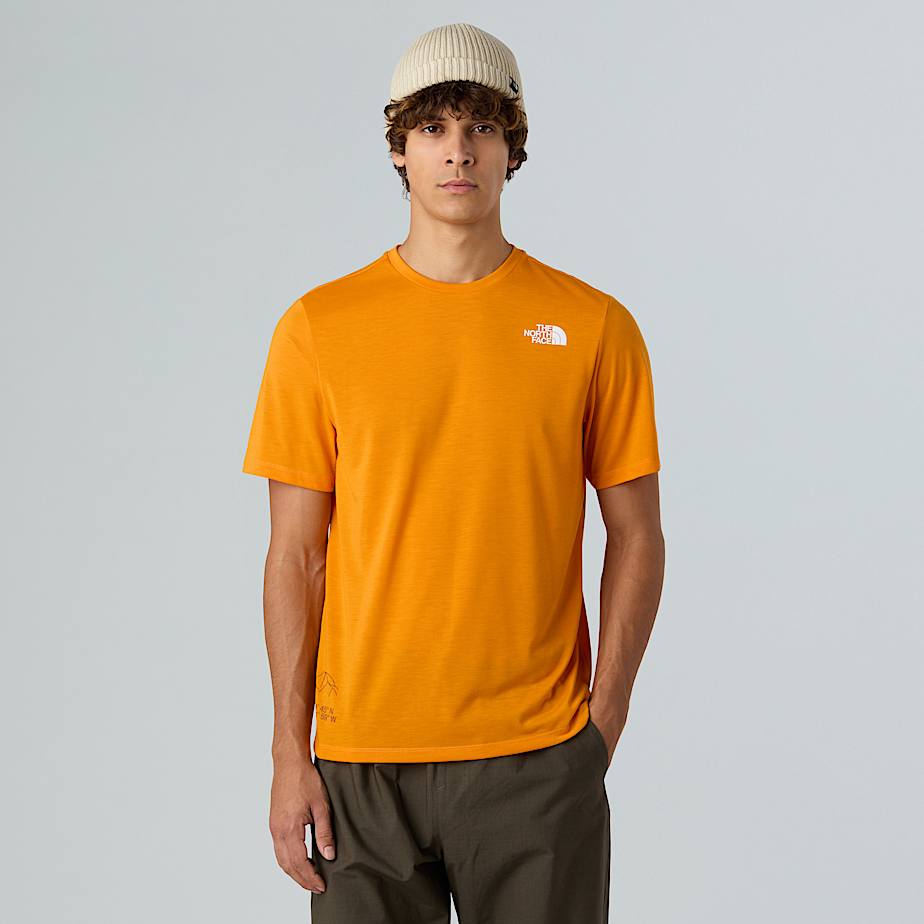 The North Face Multiple Placement T-shirt Mit Grafik Für Herren Mushroom Ember Größe L male