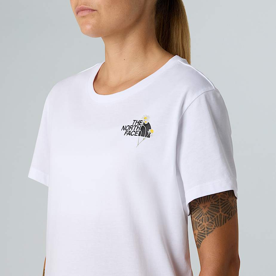 T-shirt descontraída Alpine Flower para mulher - 4