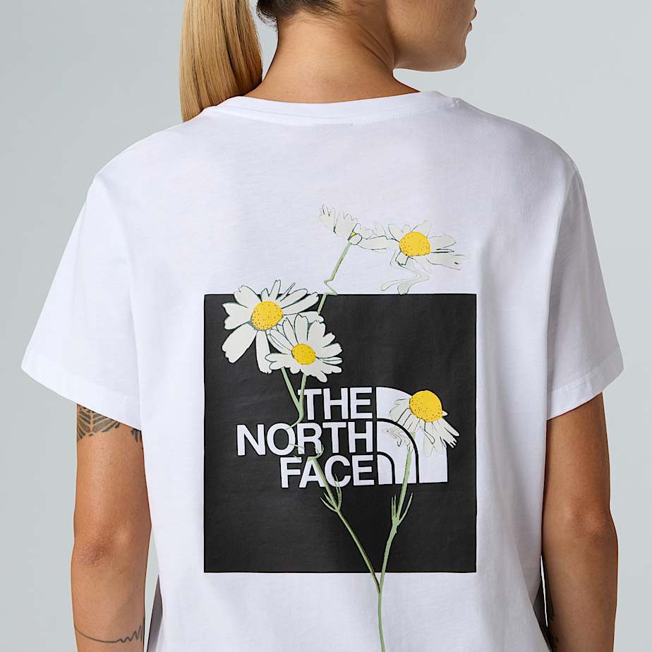 T-shirt descontraída Alpine Flower para mulher - 5