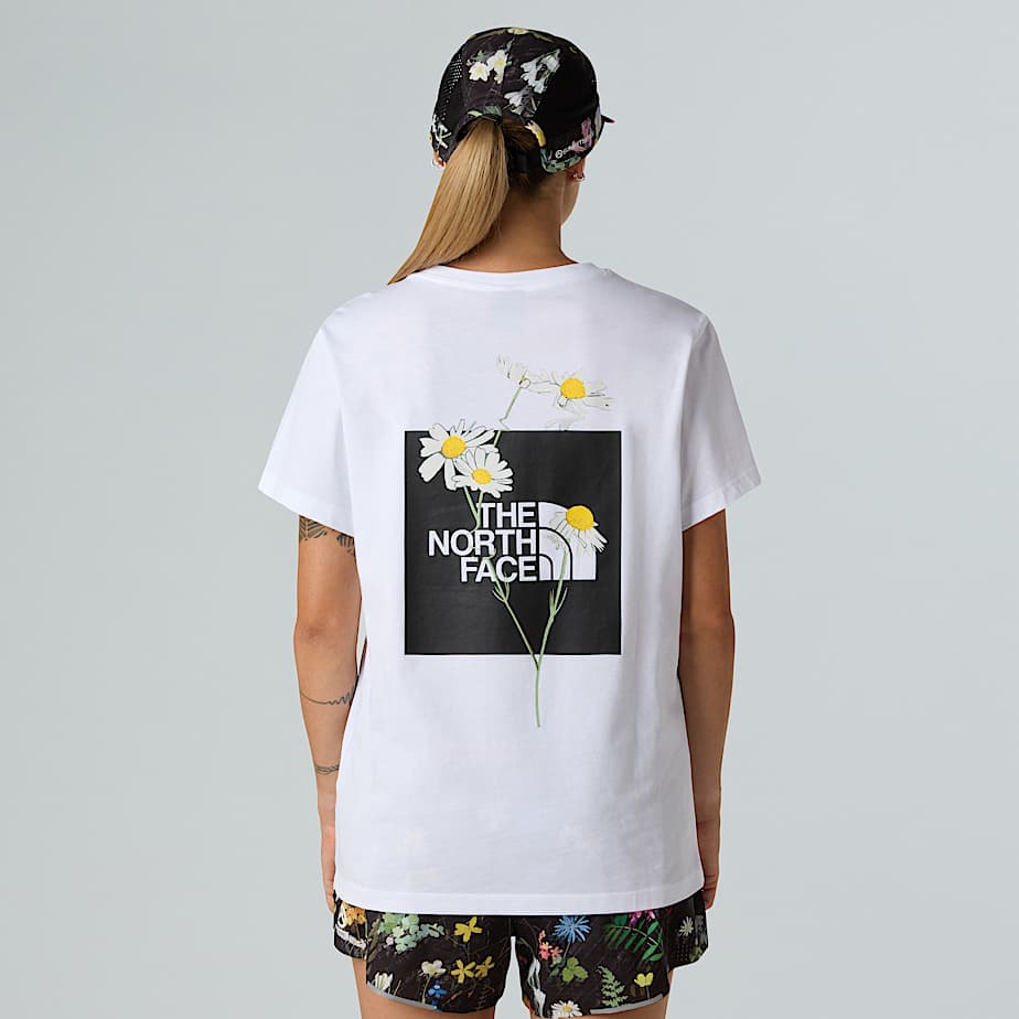 T-shirt descontraída Alpine Flower para mulher - 1