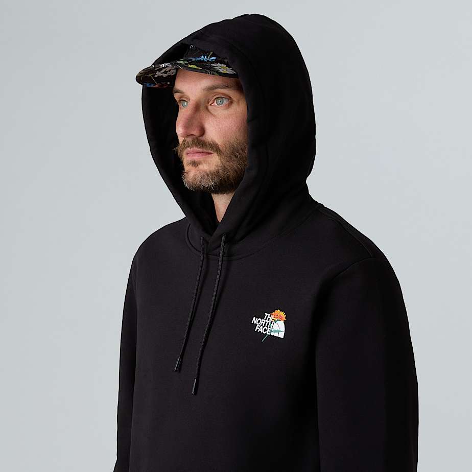 Camisola com capuz Alpine Flower para homem - 4