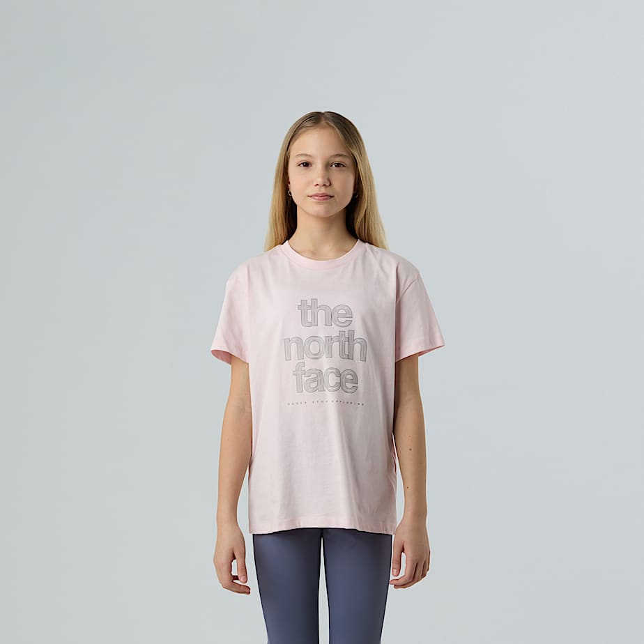 Girls' Reflective Logo Relaxed T-Shirt | The North Face FI