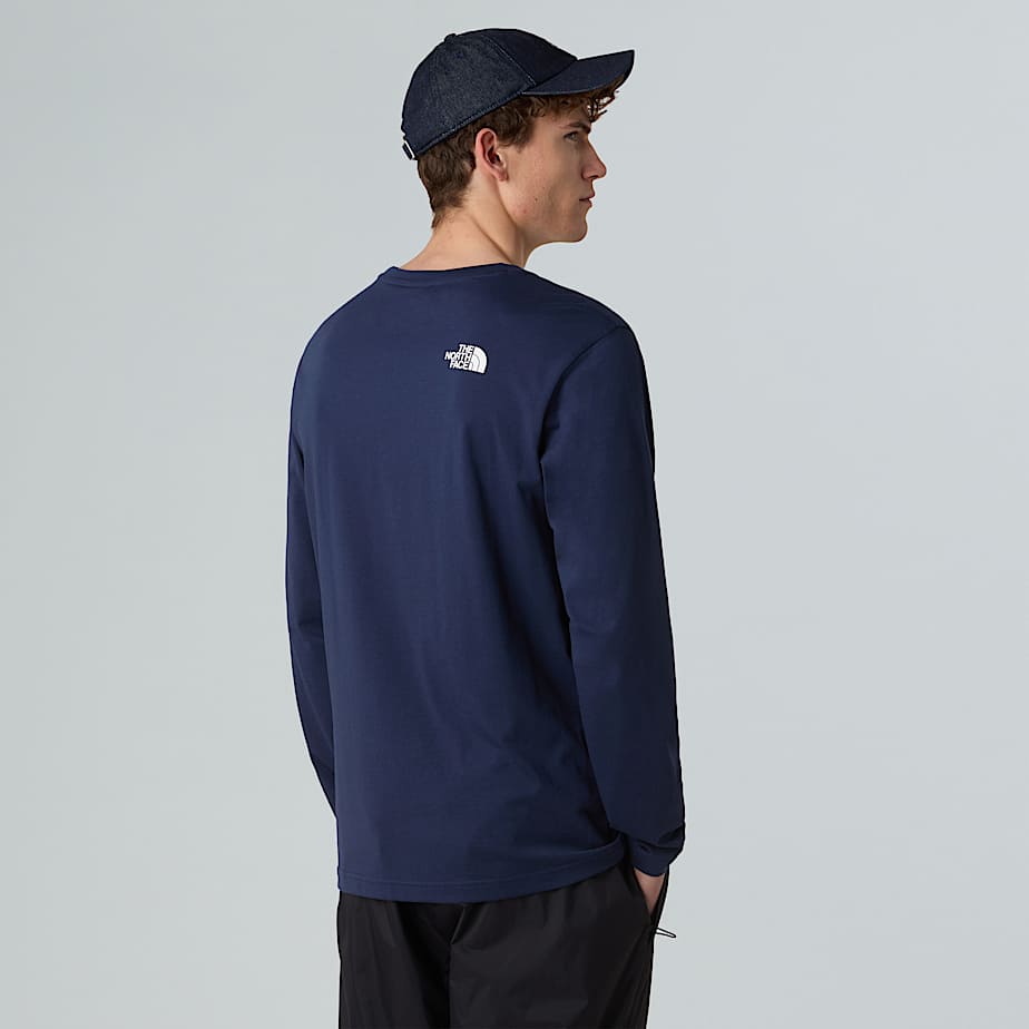 Men’s Long-Sleeve Simple Dome T-Shirt - 3