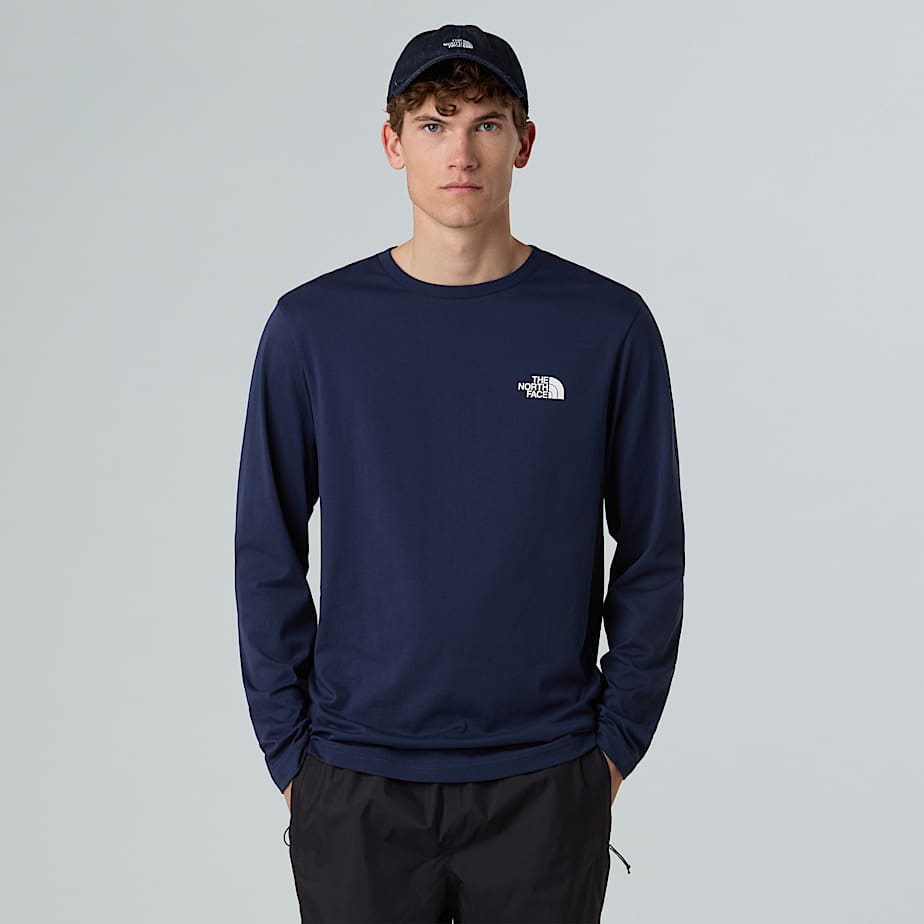 Men’s Long-Sleeve Simple Dome T-Shirt - 1