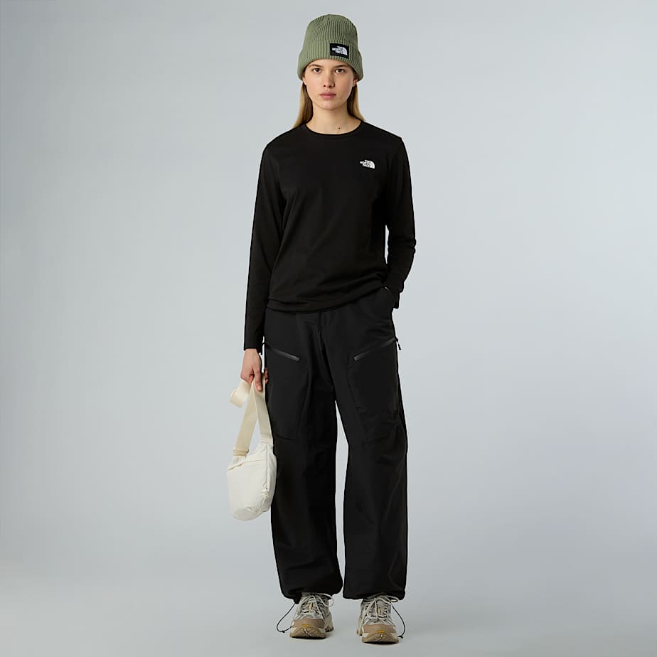 Women’s Long-Sleeve Simple Dome T-Shirt - 2