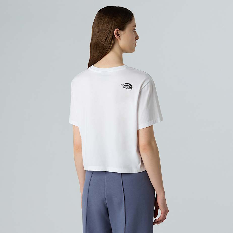 Women’s Cropped Simple Dome T-Shirt - 3
