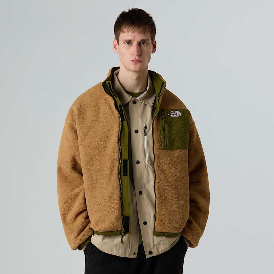 Giacca in pile reversibile Yumiori da uomo