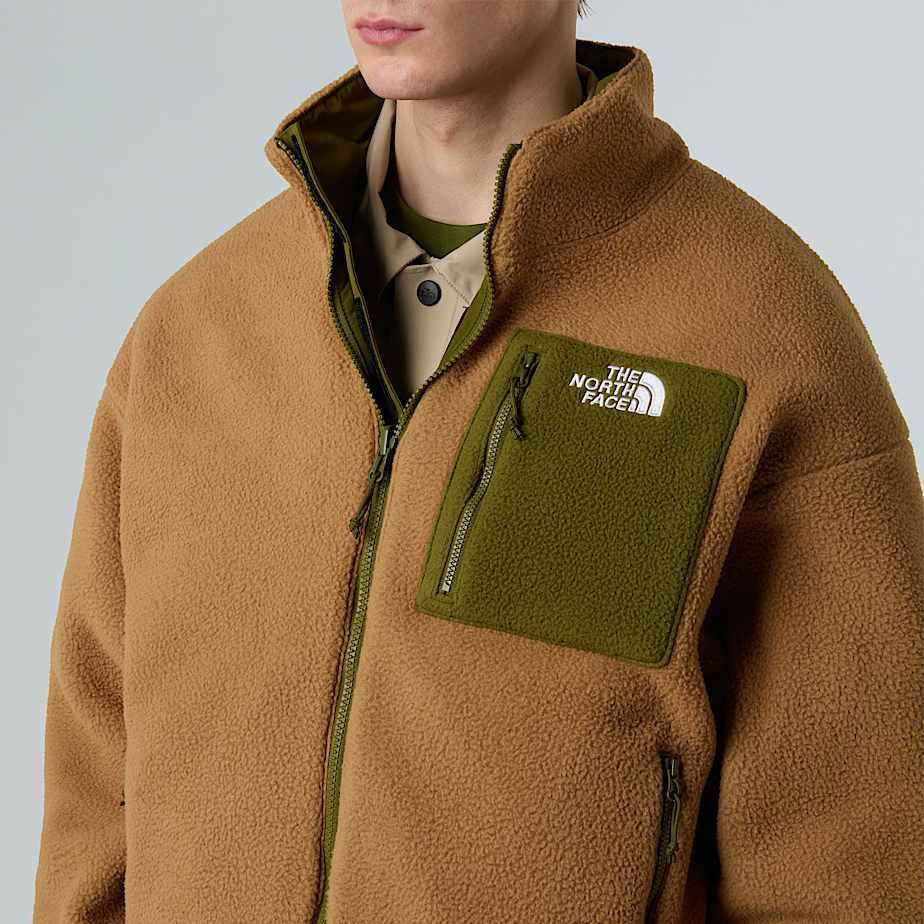Giacca in pile reversibile Yumiori da uomo