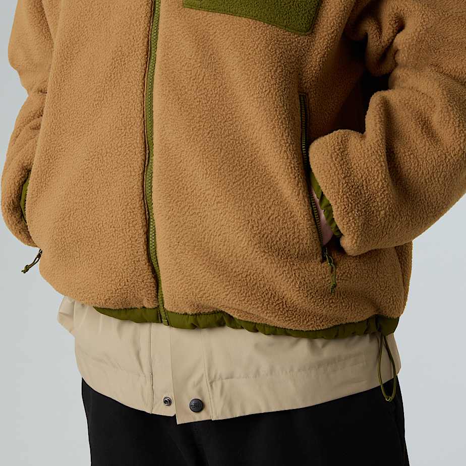 Giacca in pile reversibile Yumiori da uomo