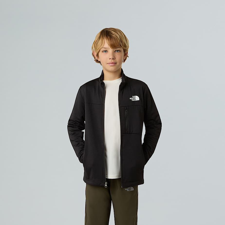Hike Midlayer-Jacke mit durchgehendem RV für Jugendliche - 4