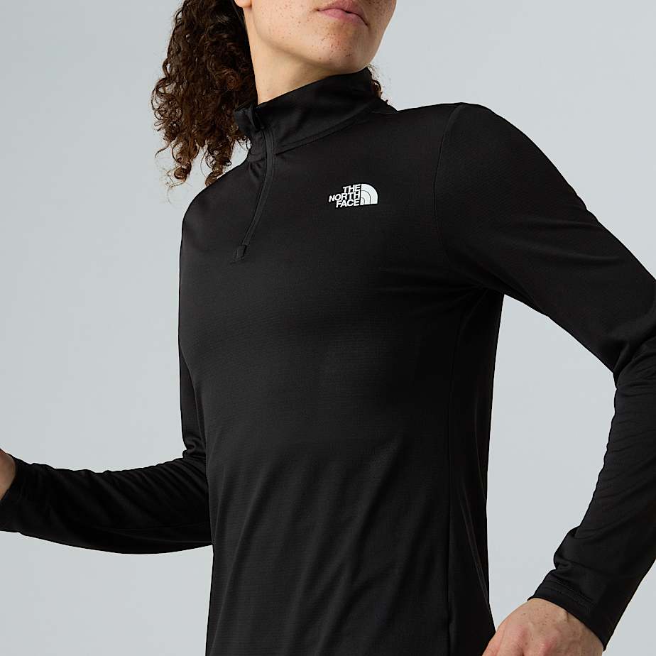 Haut slim manches longues à col zippé Flex pour femme - 4