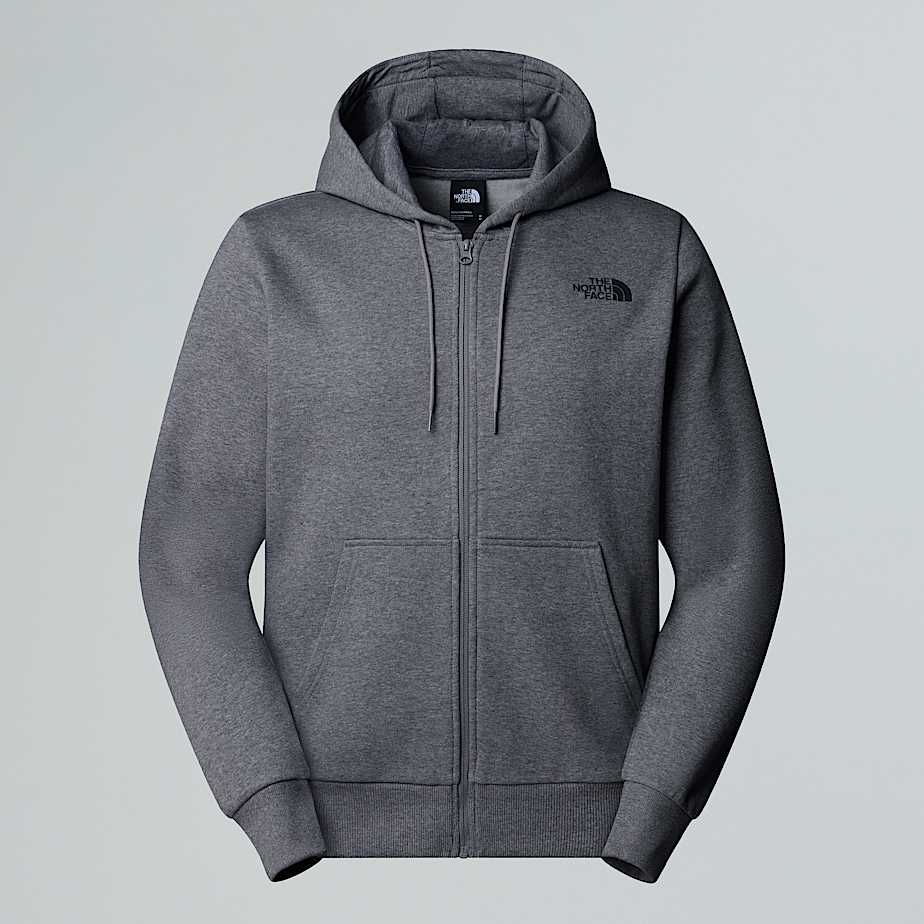 Men's Simple Dome Full-Zip Hoodie - 8