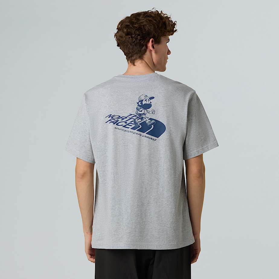 Unisex Run Graphic Relaxed T-Shirt - 3