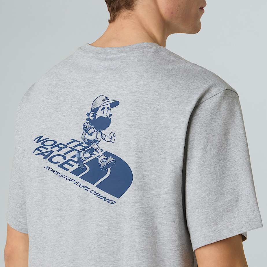 Unisex Run Graphic Relaxed T-Shirt - 7