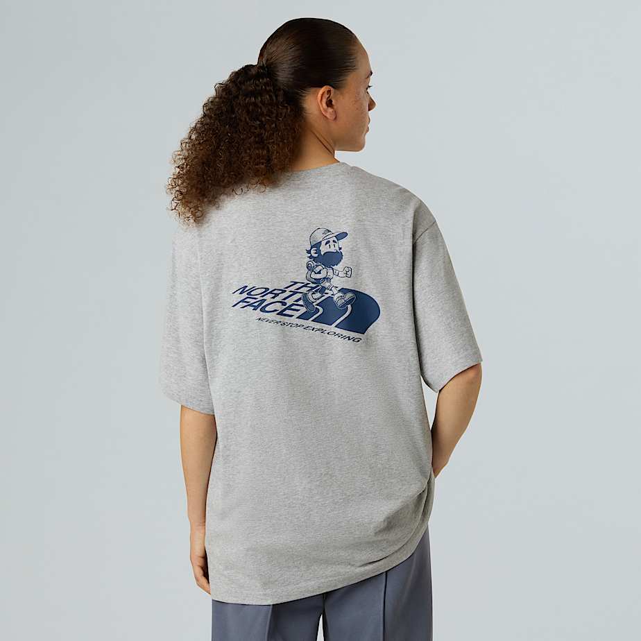 Unisex Run Graphic Relaxed T-Shirt - 8