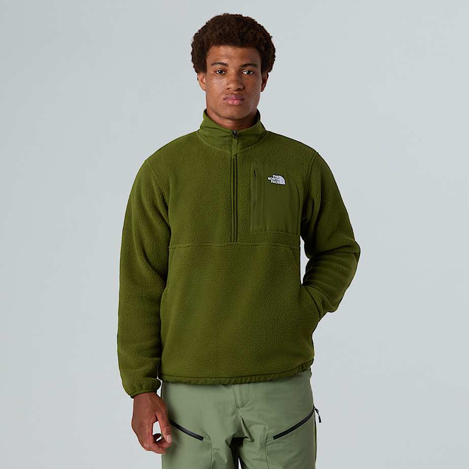 Yumiori Off-Peak Fleecejacke mit 1/2-langem RV für Herren - 1