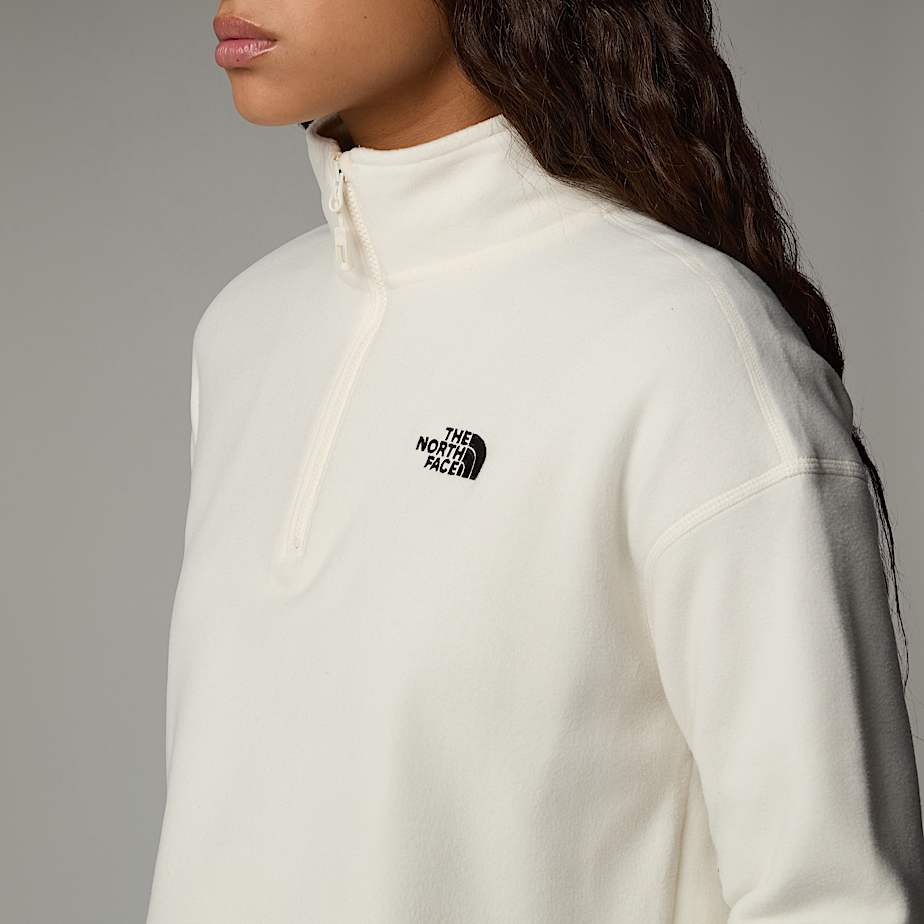 100 Glacier kurzgeschnittener Fleece mit 1/4-langem RV für Damen - 6