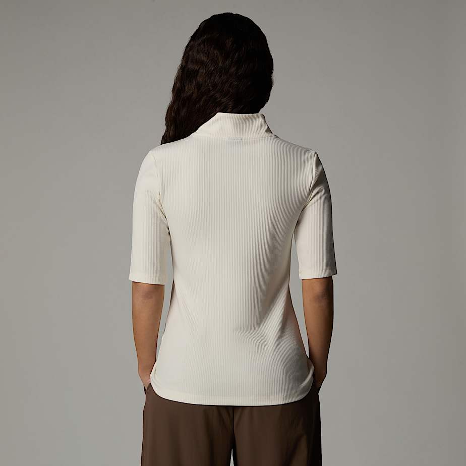 TNRCN MOCK NECK SHORT SLEEVE WHITE Mサイズ Women's Mock Neck T-Shirt | The North Face UK
