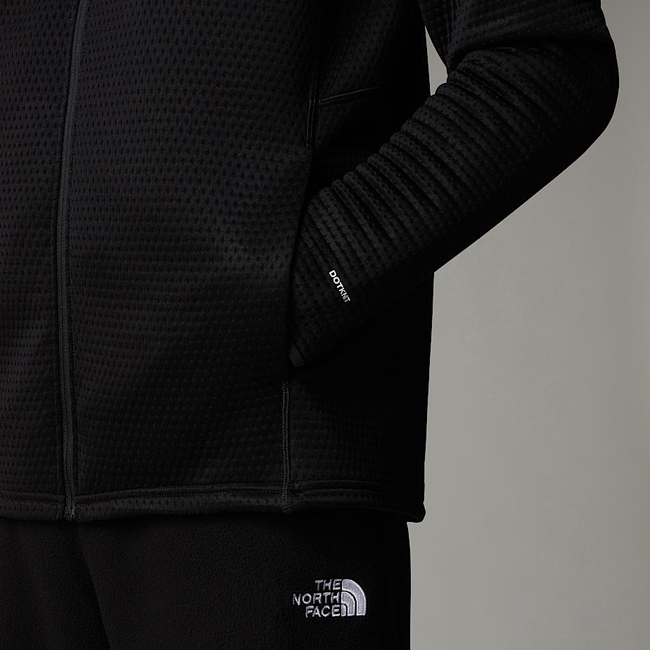 Men's Vertical Thermal Full-Zip Hooded Jacket - 10