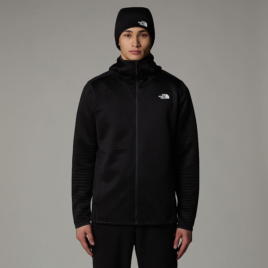 Men's Vertical Thermal Full-Zip Hooded Jacket - 3