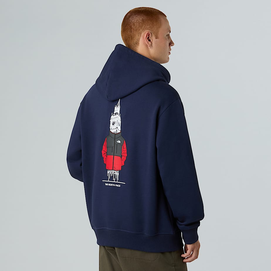 Uniseks UK Relaxed-hoodie - 3