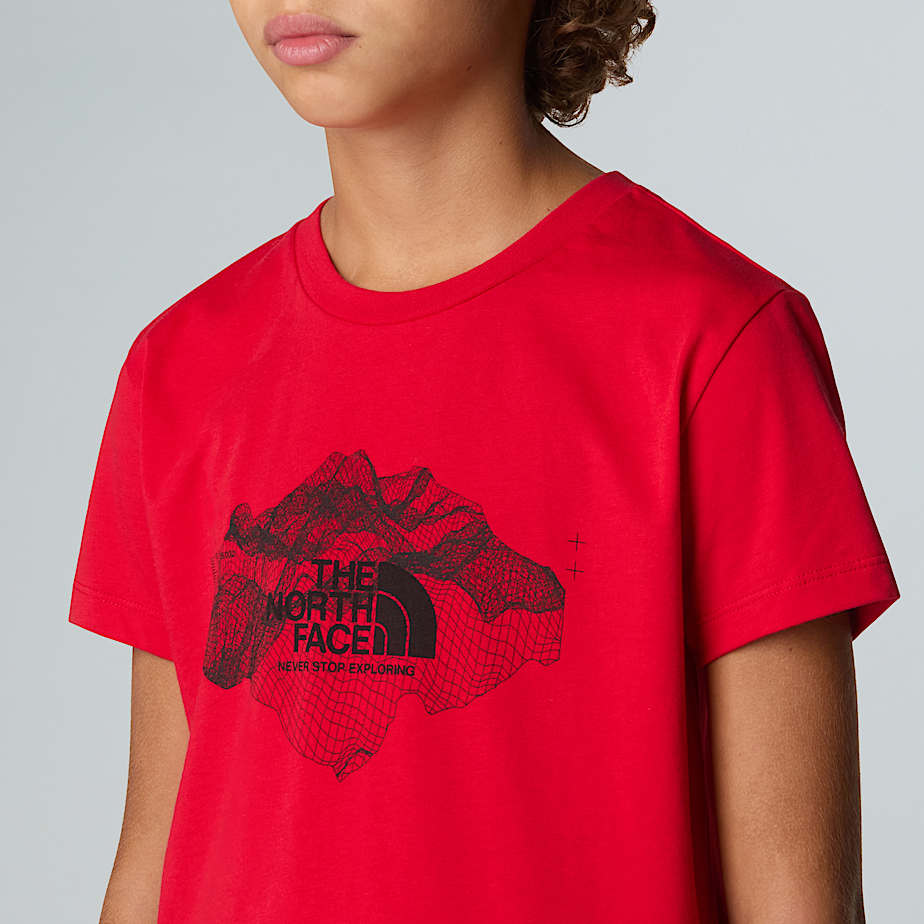 Topographic-T-shirt voor jongens - 4