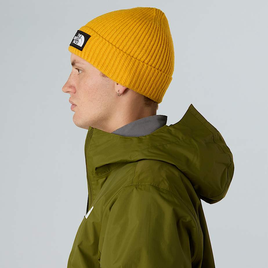 Berretto con risvolto e logo box TNF - 4