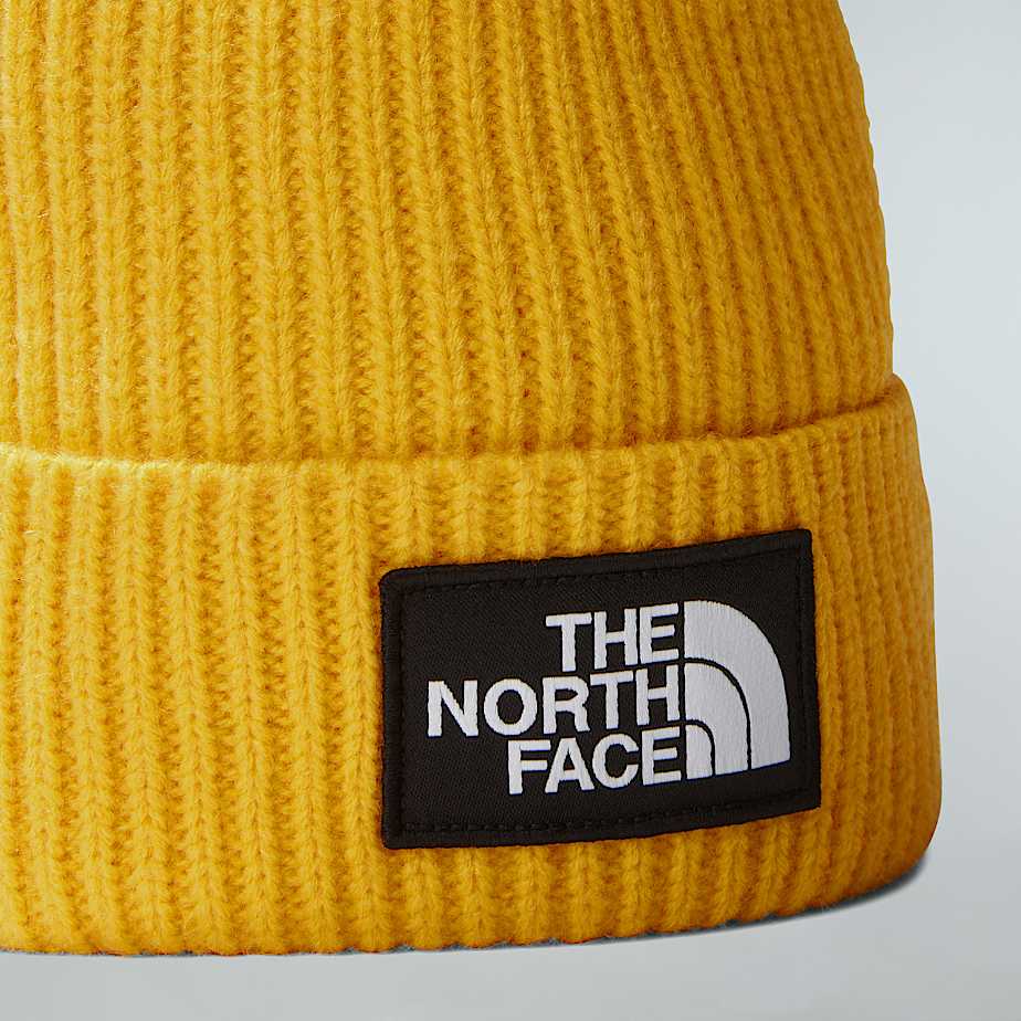 Berretto con risvolto e logo box TNF - 3