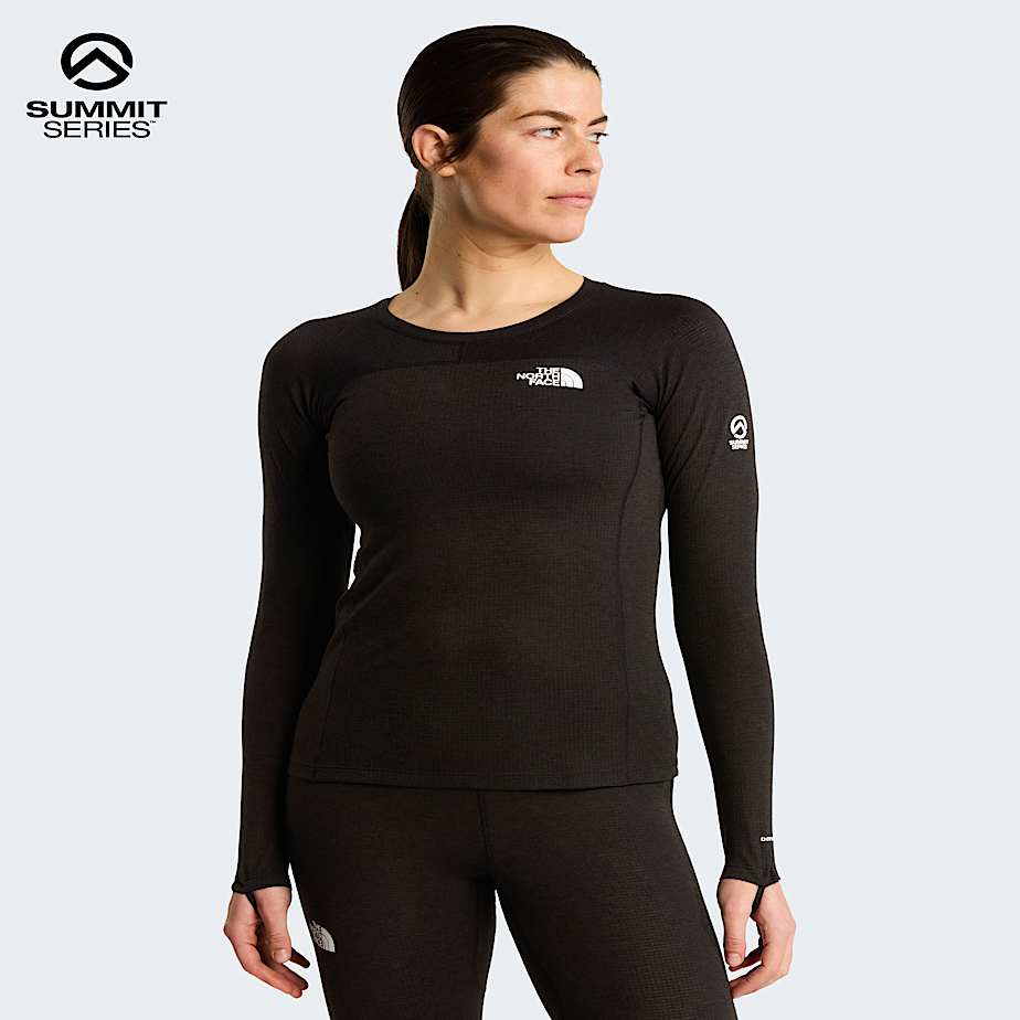 The North Face Summit Pro 120-basislaag Met Lange Mouwen Voor Dames Tnf Black female