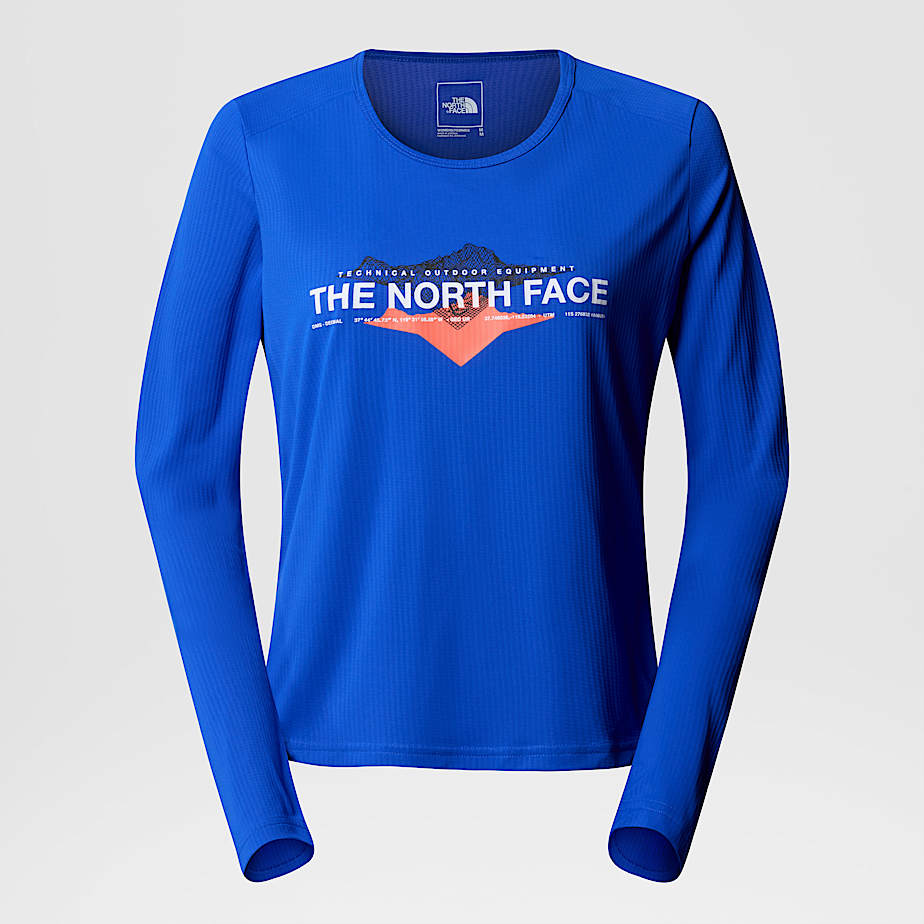 Womens long sleeve north face t shirt top