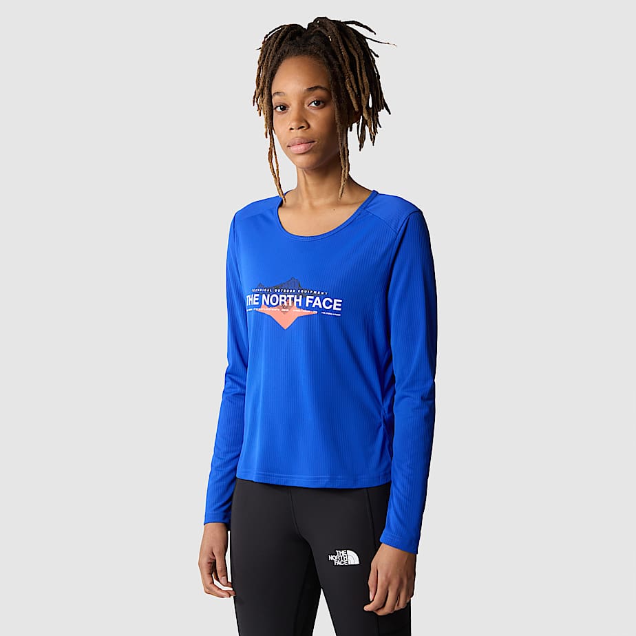 Womens long sleeve north face t shirt on sale