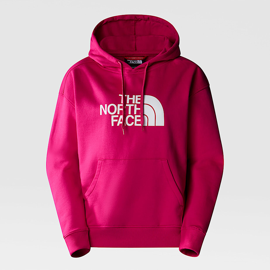 Pink north face hoodie best sale