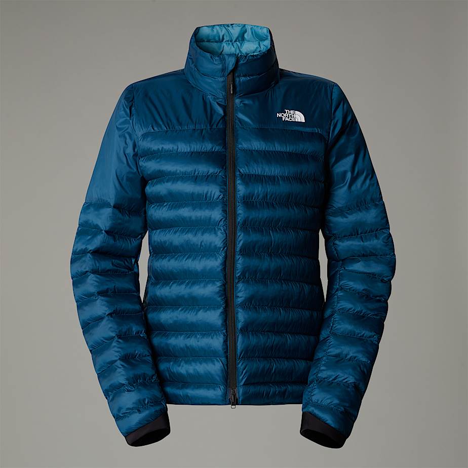 Womens blue north face coat top