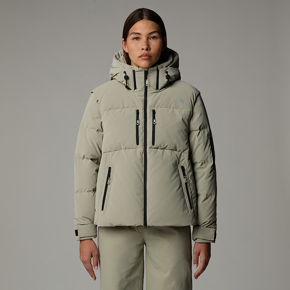 Essential removable hood down jacket store