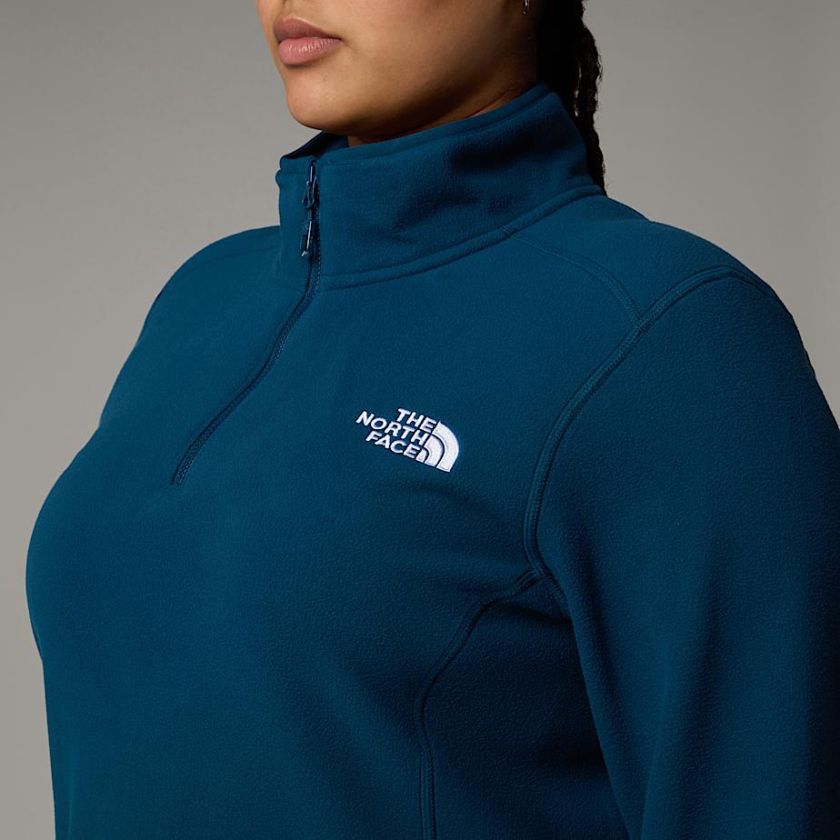 Women's plus size quarter zip fleece outlet