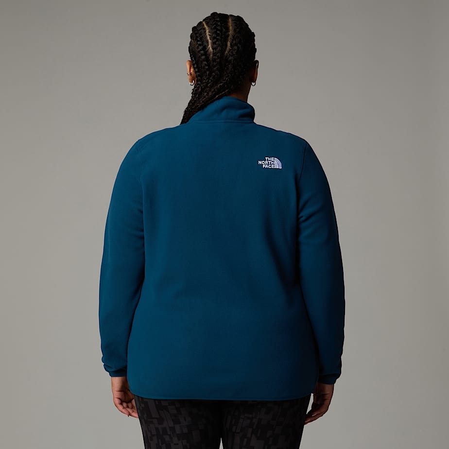 Women s Plus Size 100 Glacier 1 4 Zip Fleece The North Face FI