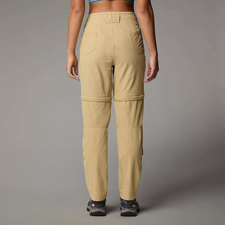 North face zip off trousers womens top