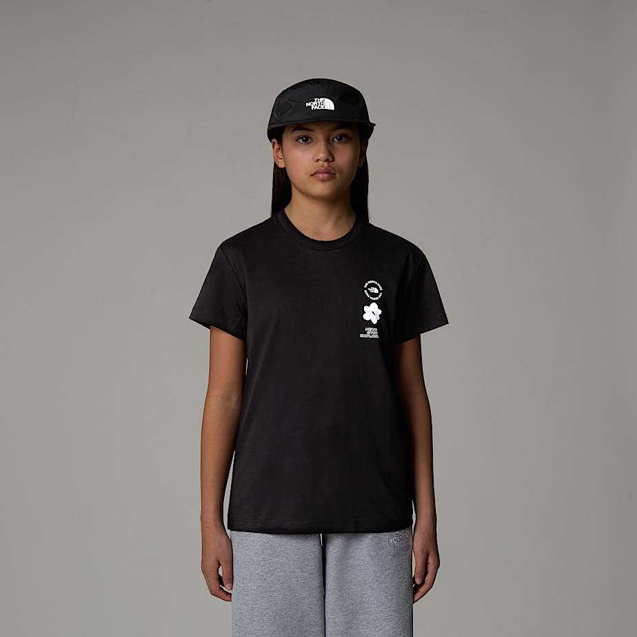 Girls Flower Graphic Relaxed T Shirt The North Face