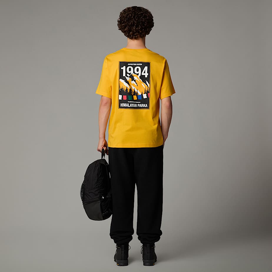 The north face t shirt yellow cheap