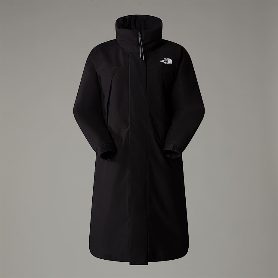 North face knee length jacket shop