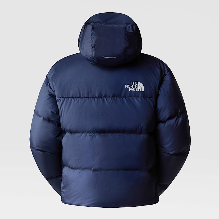 Grey and blue north face jacket shop