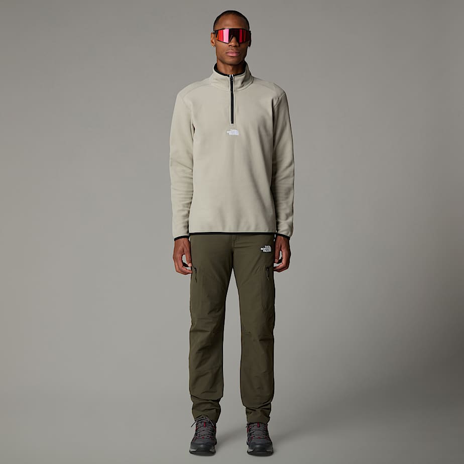 The north face men's glacier alpine quarter zip pullover cheap