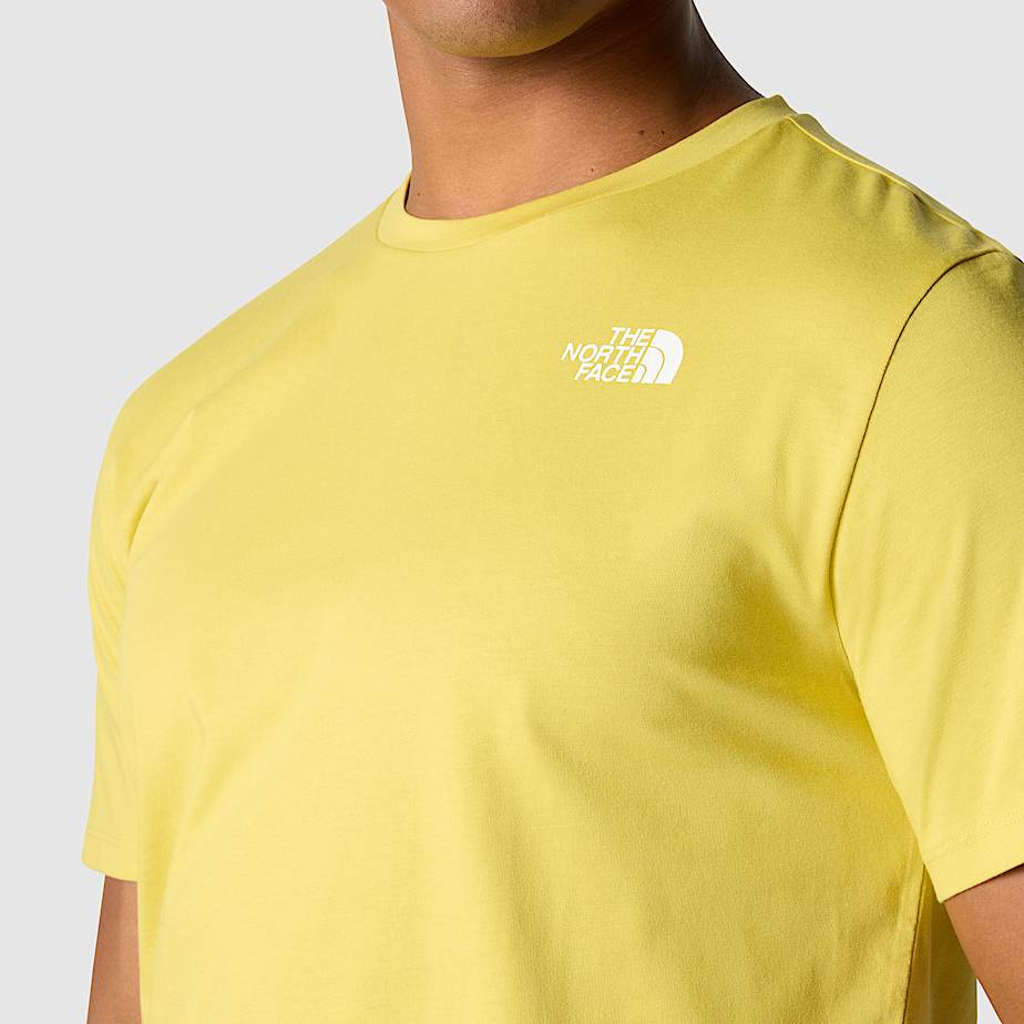 The north face yellow t shirt discount