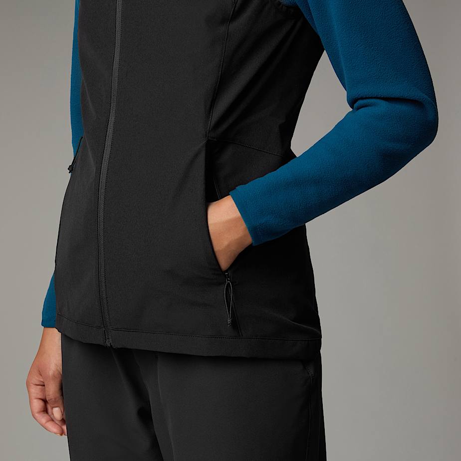 Womens black north face gilet cheap