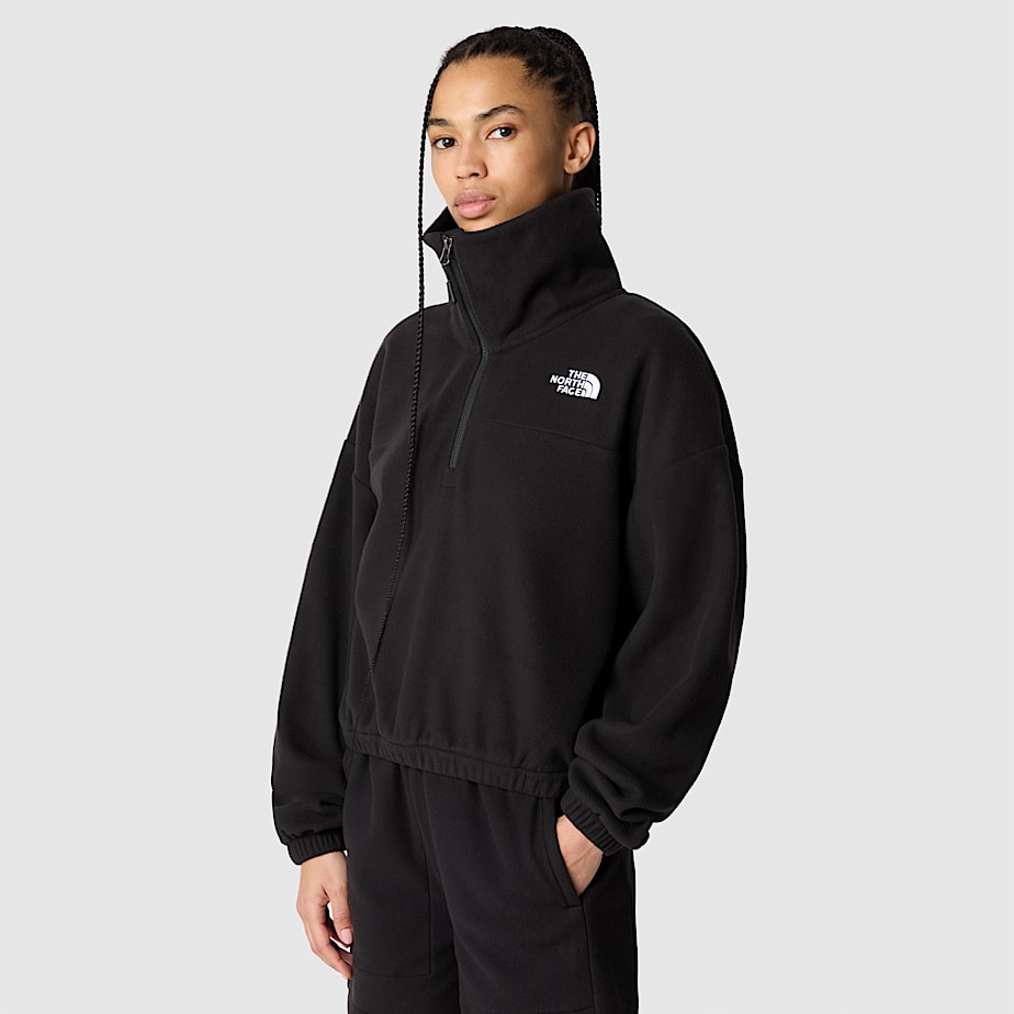 Quarter zip fleece north face top