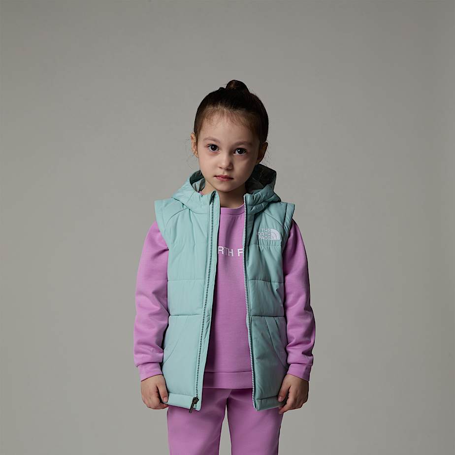 Kids Circular Hooded Gilet The North Face IE